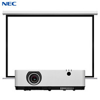 NEC NP-CA4355X 投影仪 投影机 商用 办公（4300流明 含120英寸4:3电动幕布 免费上门安装）