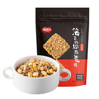 福事多日式海苔肉松燕麦片泡牛奶即冲即食营养早餐速食300g/袋