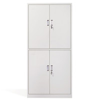 欧宝美文件柜办公柜钢制铁皮柜资料柜档案柜储物柜通双节文件柜加厚款