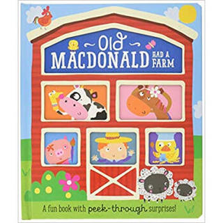 老麦当劳的农场Cut-Through Board Book Old Macdonald Had 