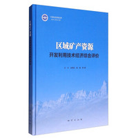 区域矿产资源开发利用技术经济综合评价