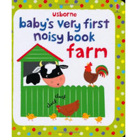 Baby'S Very First Noisy Book Farm Usborne英文原版