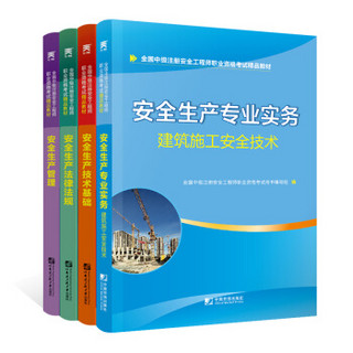 中级安全工程师2019教材天一官方教材：生产管理+法律法规+基础+建筑施工安全技术（全套4本）