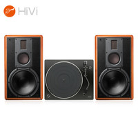 HiVi 惠威 M5A+天龙(DENON)DP-450USB木质书架有源蓝牙音响 音箱 Hi-Fi黑胶播放机 支持刻录至U盘