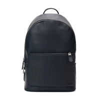 COACH 蔻驰 奢侈品 男士专柜款黑色抛光鹅卵石纹皮革METROPOLITAN双肩包 69351 QB BK