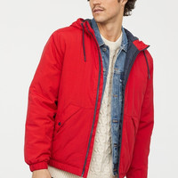 H&M 0706388 男士连帽棉服