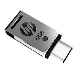 HP 惠普 X系列 X5000m USB 3.1 U盘 银色 32GB USB/Type-C