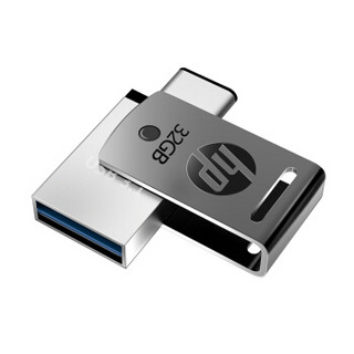 HP 惠普 X系列 X5000m USB 3.1 U盘 银色 32GB USB/Type-C