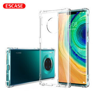 ESCASE 华为mate30pro/30Epro手机壳透明保护套TPU全包气囊防摔壳男女通用ES-iP9系列 升级版透白