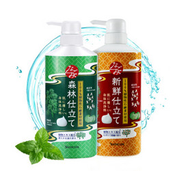 Bathclin 巴斯克林 舒和沐浴露套装（森林自然香型600ml+新鲜柑橘香型600ml）