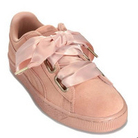 银联专享：PUMA 彪马 Suede Heart Satin 女士休闲运动鞋