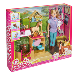 Barbie 芭比 DHB71 宠物农庄套装