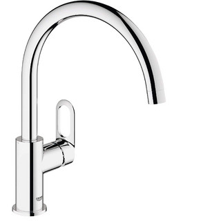 中亚Prime会员：Grohe 高仪 31374000 ​Start Loop镀铬厨房龙头 