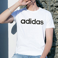 Adidas 阿迪达斯 DM4284 圆领T恤短袖 *3件