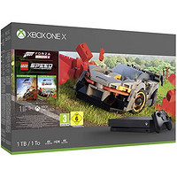 中亚Prime会员：Microsoft 微软 Xbox One X 游戏机+《地平线4》+《乐高竞速》