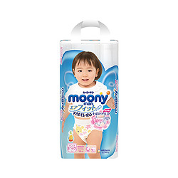 moony 尤妮佳 女婴用拉拉裤 XL38片 (12-17kg)
