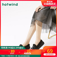 27日0点：热风 H10W9310 女士蝴蝶结毛毛鞋