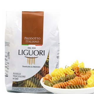 意大利进口 巧意牌（Liguori）通心粉意面 意粉 三色螺丝粉 250g *2件