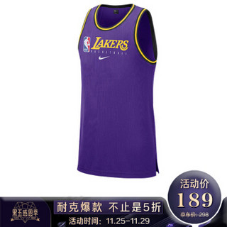 耐克NIKE 男子 背心 AS LAL M NK DRY DNA TANK 运动服 BQ9344-504 紫色 L码