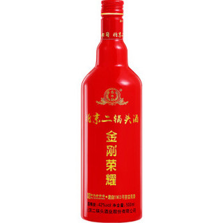 永丰牌 北京二锅头 金刚荣耀红瓶 42度纯粮食清香型白酒 500ml*9瓶 整箱装