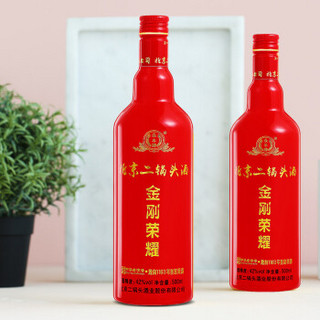 永丰牌 北京二锅头 金刚荣耀红瓶 42度纯粮食清香型白酒 500ml*9瓶 整箱装