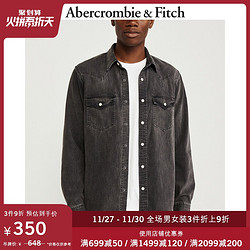 Abercrombie & Fitch男装 潮流纽扣式牛仔衬衫 300140-1 AF *3件