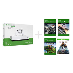 Microsoft 微软 Xbox One S 1TB 青春版 游戏主机 + 《战争机器4》《我的世界》《圣歌》《地平线3》