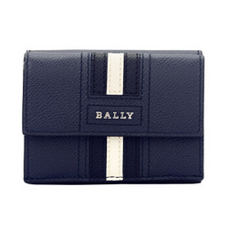 BALLY 巴利 女士蓝色三折短款钱包 TEIR LT 17 6229028 *3件