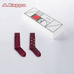 Kappa卡帕 KP8W02 男士复古条纹长筒袜 2双 *2件