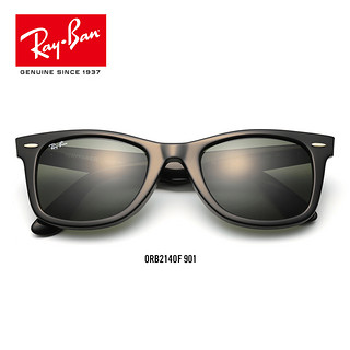 RayBan雷朋太阳镜男女款方形徒步旅行者眼镜墨镜0RB2140F可定制