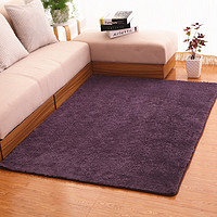 德阳 可水洗丝毛地毯 0.5*1.8m*3cm 紫灰色