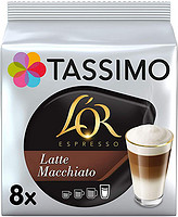 Tassimo L'OR 拿铁玛奇朵 咖啡胶囊5包，共计80个，40份