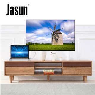 捷顺（JASUN）mini DP/雷电转HDMI线 8米 4K*2K 苹果MacBook笔记本接电视投影仪显示器连接线 JS-130A