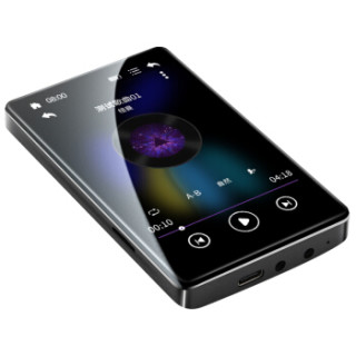 纽曼(Newsmy)A3全面屏4.0英寸16G内存mp3mp4带词典HiFi无损音乐mp5高清视频录音触屏随身听播放器灰色