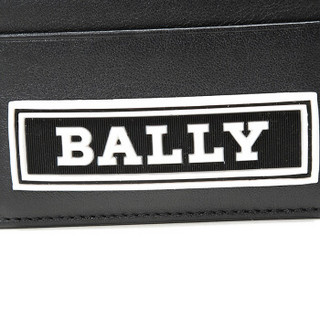 BALLY 巴利 男士黑色LOGO图案皮质卡包卡夹 BHAR SX 00 6228821