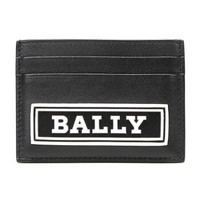 BALLY 巴利 男士黑色LOGO图案皮质卡包卡夹 BHAR SX 00 6228821