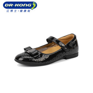 江博士Dr.kong小童礼仪鞋皮鞋秋季小童鞋B19183W002黑色 31