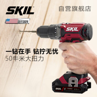 SKIL 3010 20V锂电钻 家用充电钻手电钻多功能手电转螺丝刀电动工具