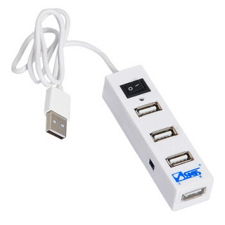 三堡（SANBAO） SH-401R 4口usb分线器 电脑usb hub 多功能分线器 多接口扩展器 带开关