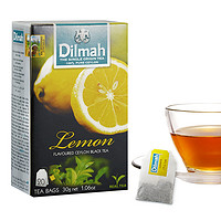 Dilmah 迪尔玛F 柠檬红茶茶包20袋泡茶 赠3茶包