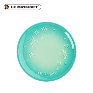 Le Creuset 酷彩 炻瓷圣诞星星系列19cm圆形盘多色多彩盘子