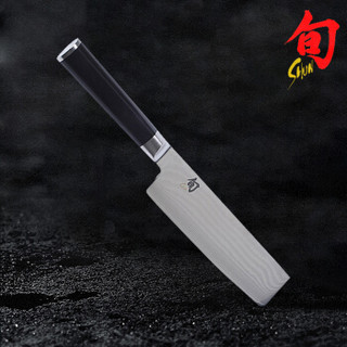 贝印（KAI）旬刀日本进口大马士革钢日式菜刀小菜刀主厨料理刀DM-0728 +凑单品