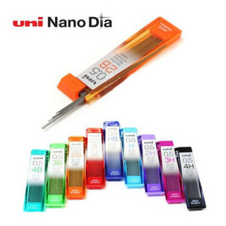 三菱铅芯 UNI纳米自动笔铅芯 202ND 铅芯耐用不易断 一片装 0.5mm4B