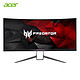  Acer 宏碁 Predator 掠夺者 X34P 34英寸曲面显示器（3440*1440、120Hz、100%sRGB、G-SYNC）　