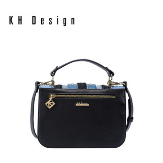 KH Design明治女包真皮民族风小包链条小方包