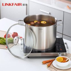 LINKFAIR 凌丰 不锈钢汤锅 9L