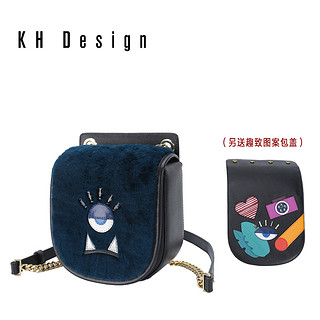 KHDesign明治女包真皮锁扣小方包牛皮小包时尚斜跨单肩2019新款潮