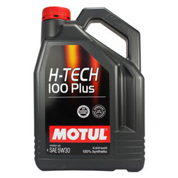 MOTUL 摩特 H-TECH 100 PLUS 全合成机油 5W-30 SN级 4L +凑单品