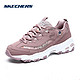 【预售】Skechers斯凯奇女鞋新款D'lites厚底复古熊猫鞋 刺绣老爹鞋 13082