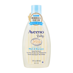 Aveeno 艾惟诺 婴儿每日倍护洗发沐浴露354ml 无泪配方 儿童洗发水沐浴露沐浴液洗护二合一 低泡洁净浴液